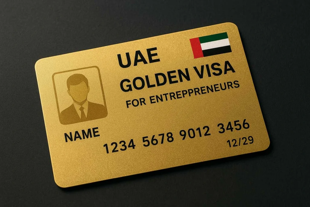 UAE Golden Visa for Entrepreneurs