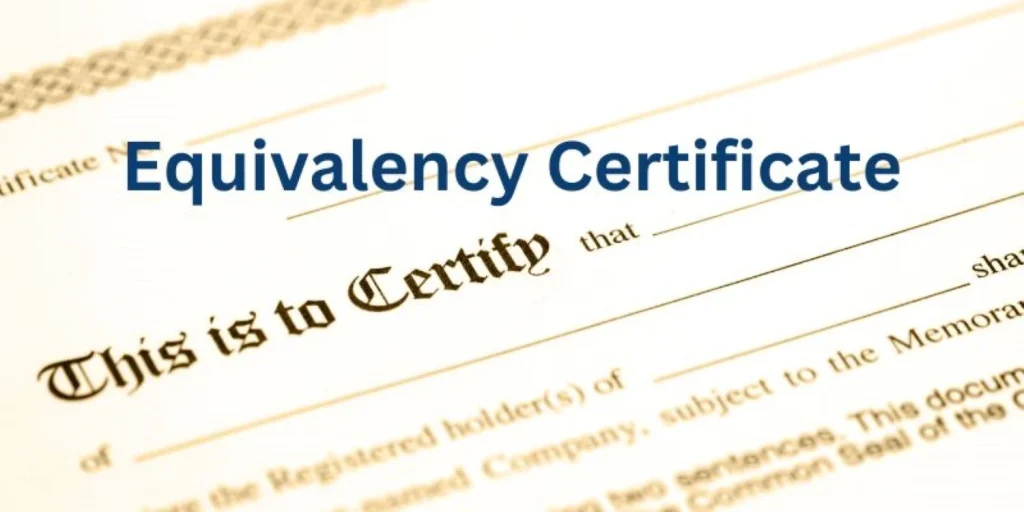 equivalency certificate