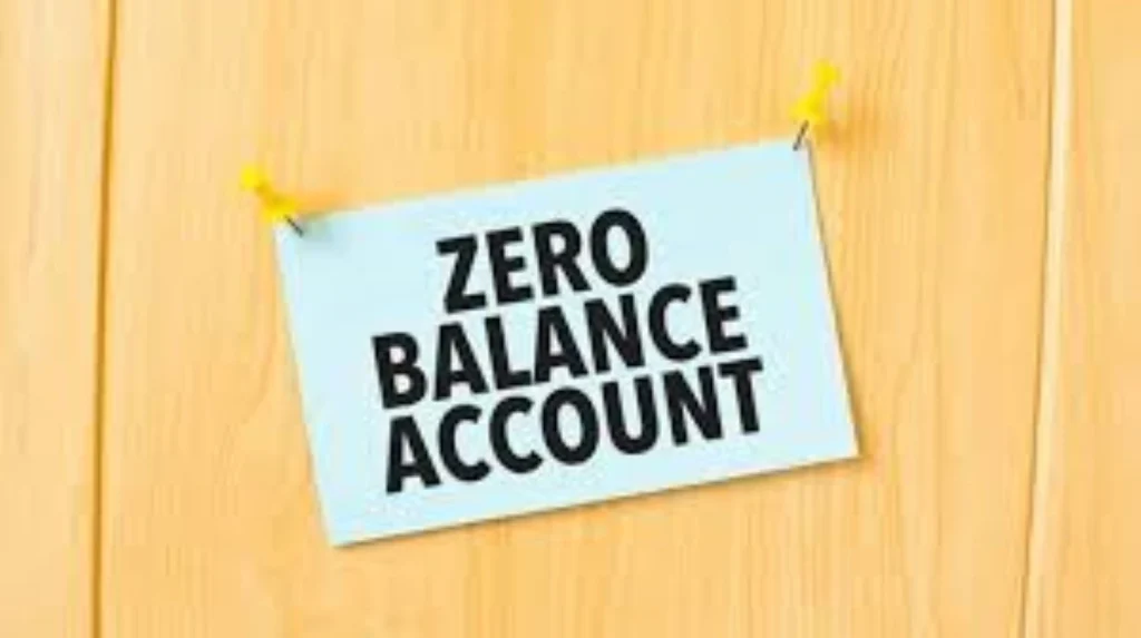 zero balance
